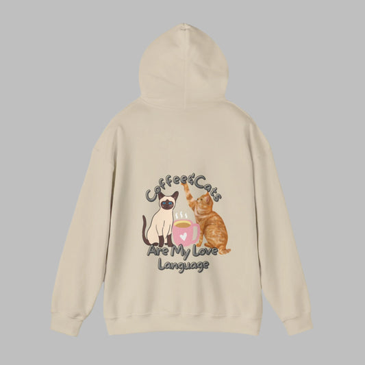 "Coffee and Cats" Unisex Hoodie