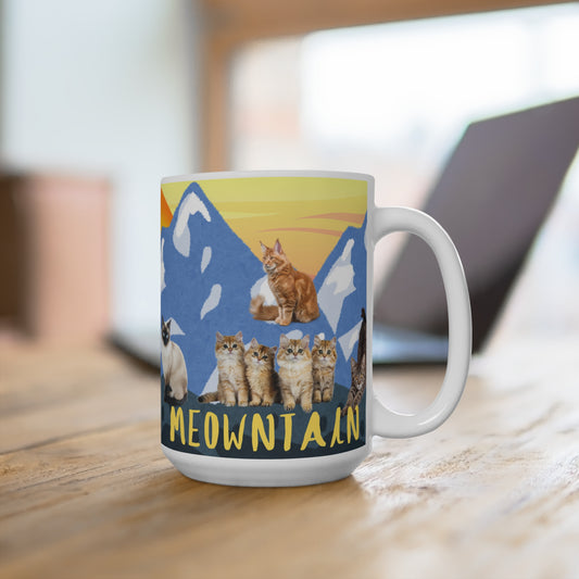 "Meowntain" 15oz Mug