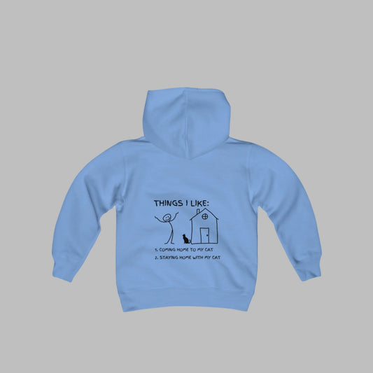 "Things I Like" Youth Hoodie