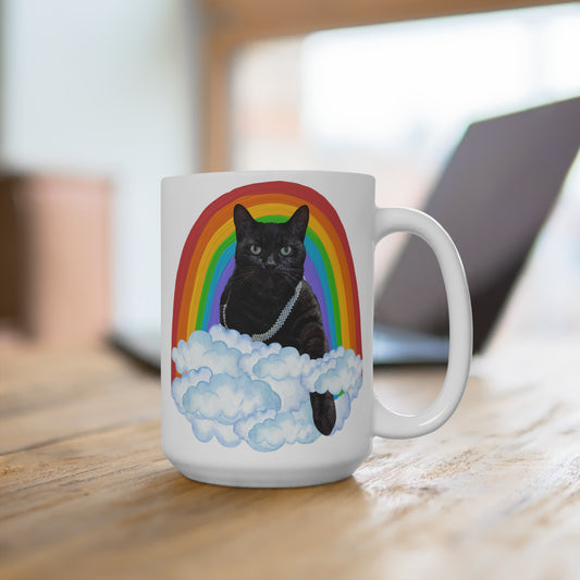 "Rainbow Cat" 15oz Mug